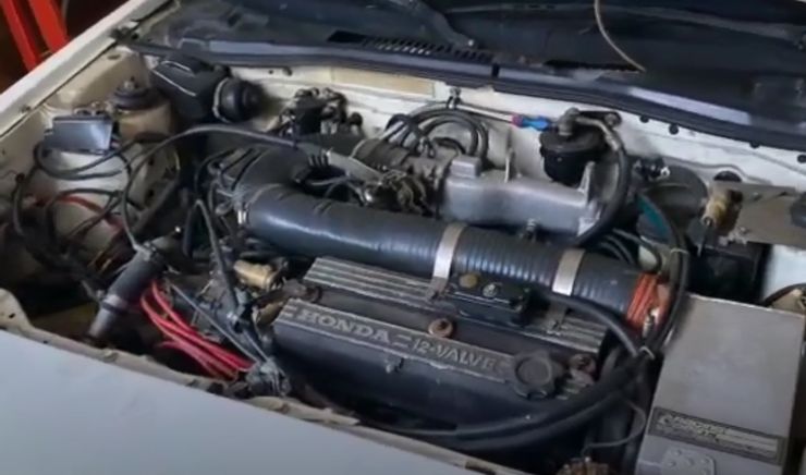 1984 twin-engine Honda CRX-2 front engine