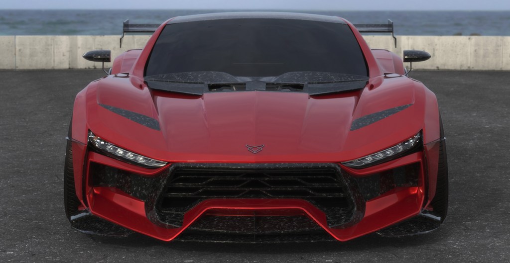 Valarra C6 Corvette front view