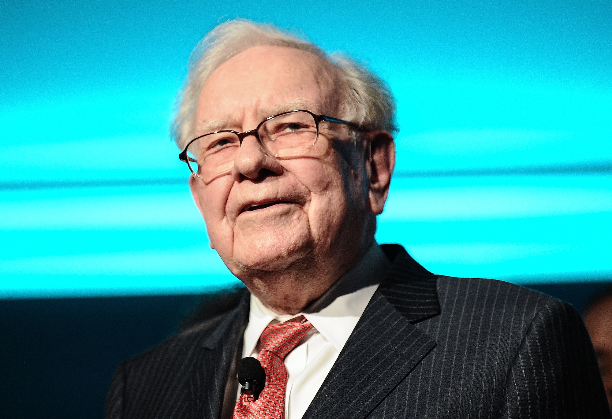 Philanthropist and businessman Warren Buffett on-stage during the Forbes Media Centennial Celebration on September 19, 2017, at Pier 60 in New York City