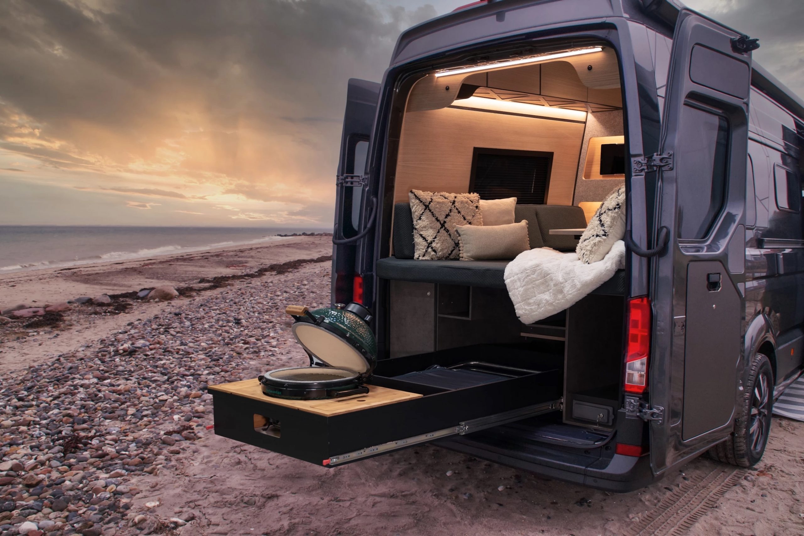 The Loef Camper van is one of the nicest campers in the world and its made for chefs
