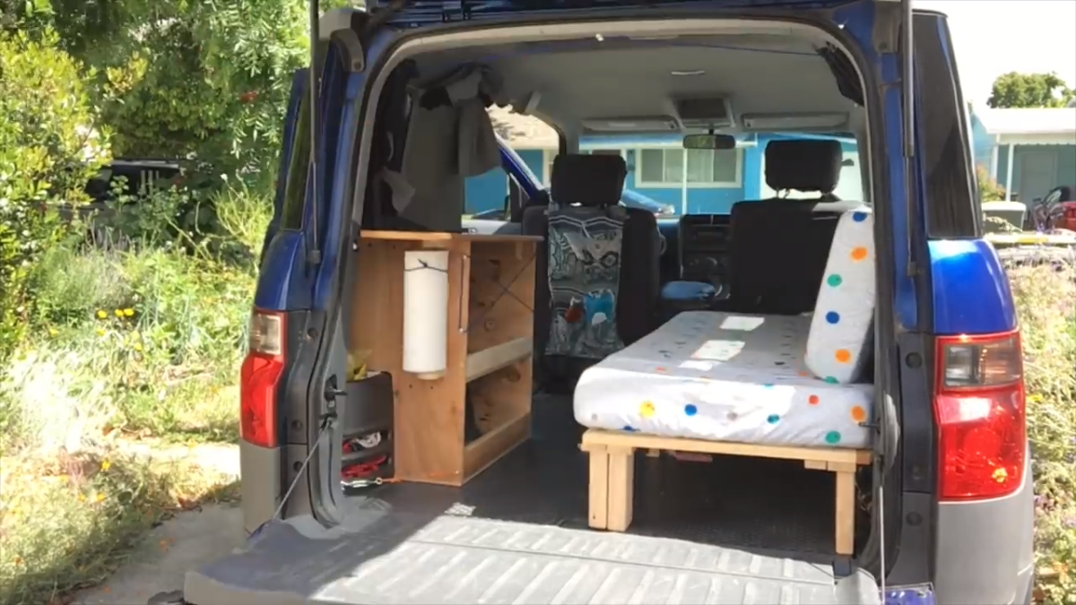 Van Life! Convert a Honda Element Into a Camper Instead