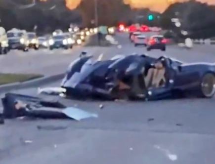Dad’s $3.4M Pagani Huayra Got Obliterated by His 17-Year-Old YouTuber Son