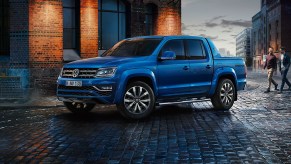 VW Tarok pickup truck concept in blue