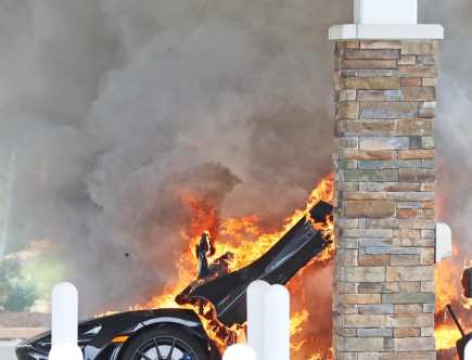 $400,000 2021 Mclaren 765 LT Catches Fire After a Few Days of Ownership