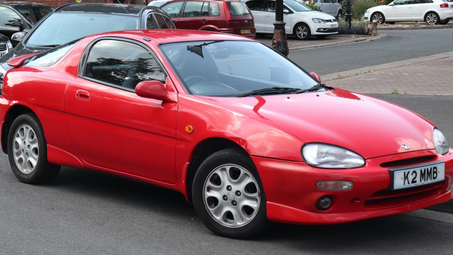 1992 Mazda MX-3 in red