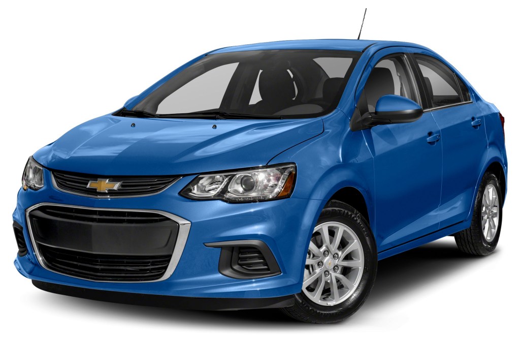Blue 2020 Chevy Sonic 