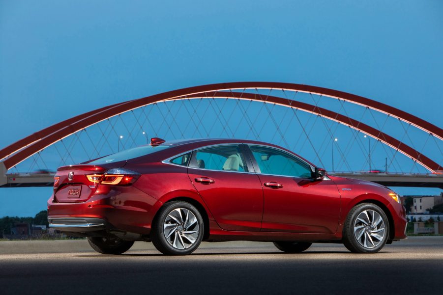 a red 2020 Honda Insight sedan