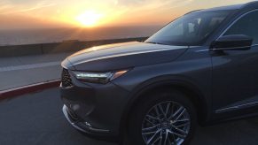 2022 Acura MDX at the beach