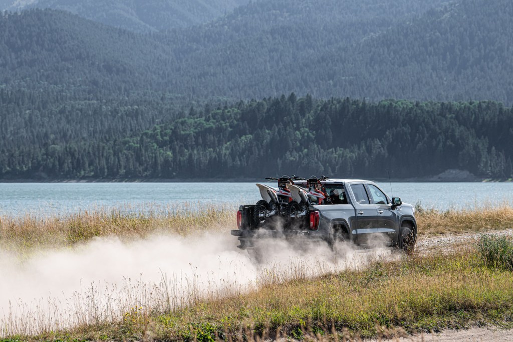 2021 GMC Sierra Denali off-roading