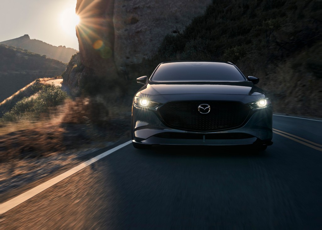 front shot of the 2021 Mazda3 Hatchback