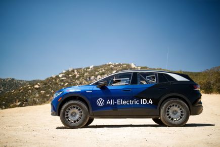 The Volkswagen ID.4 Is the First Production EV to Sling Baja Dirt at the Mexican 1000