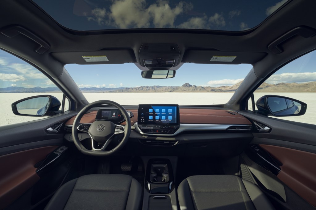 2021 Volkswagen ID.4 interior shot forward