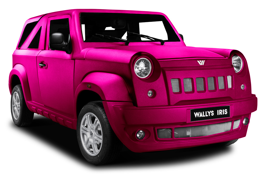 Pink 2021 Wallyscar IRIS sedan