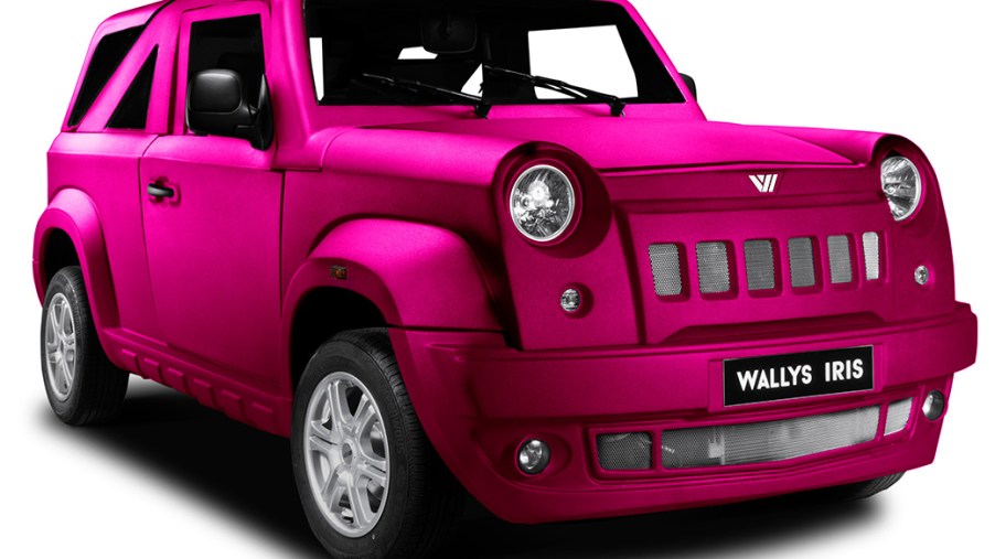 Pink 2021 Wallyscar IRIS sedan