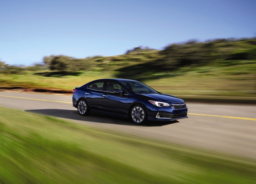 2021 Subaru Impreza driving