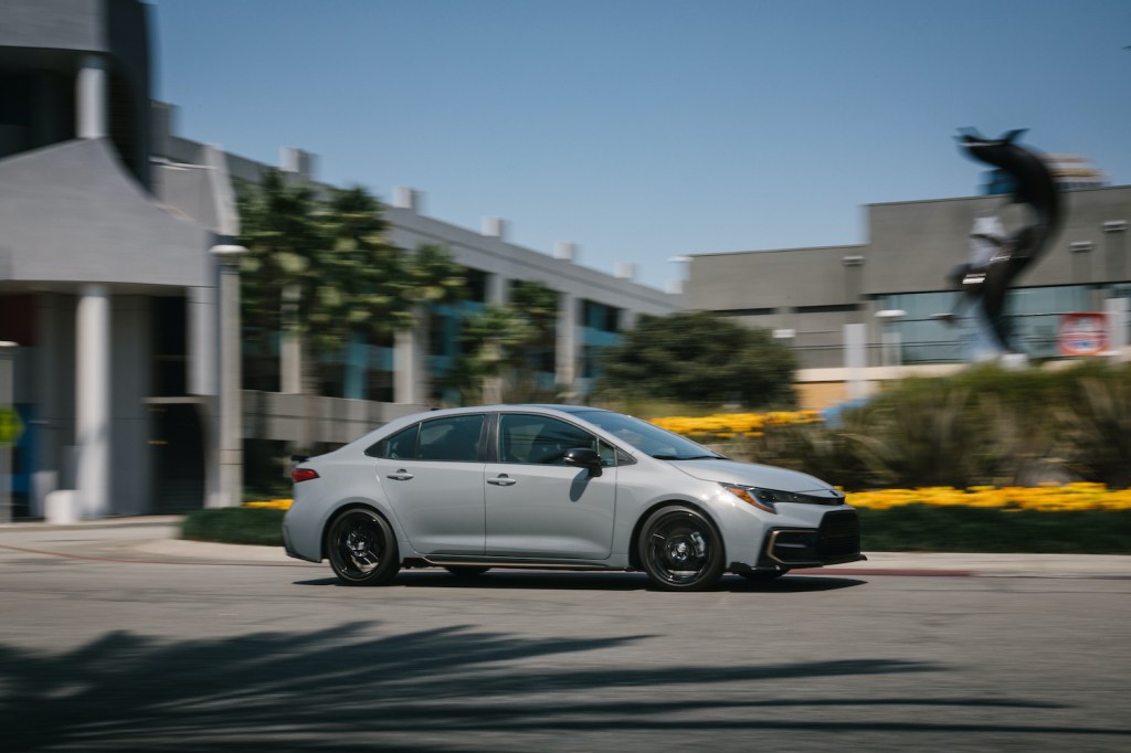 The 2021 Toyota Corolla in action