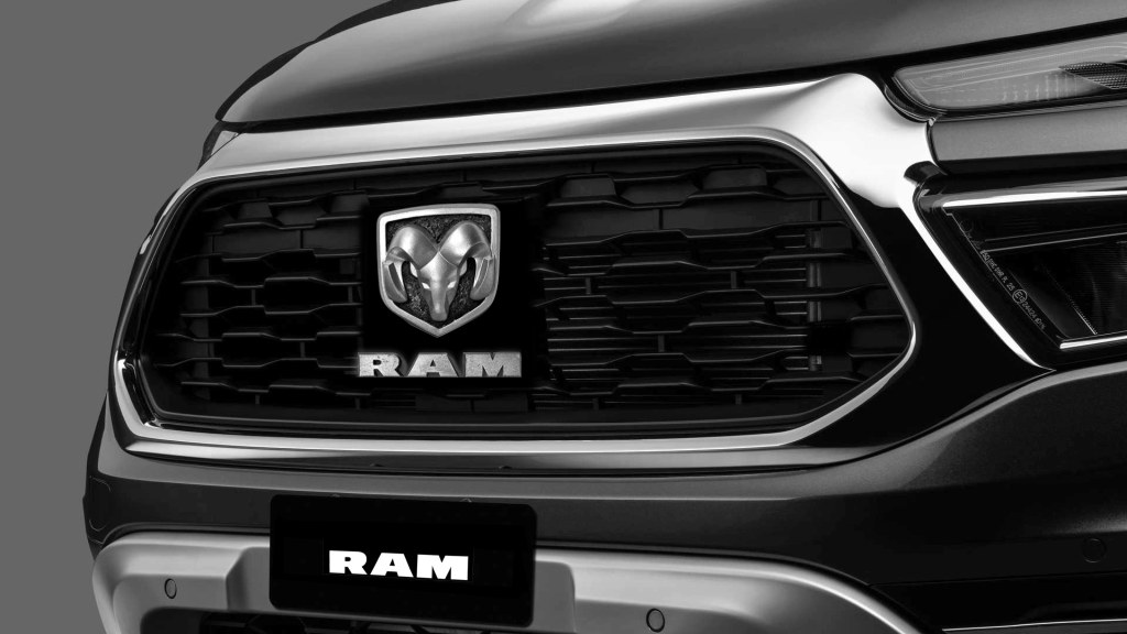 Fiat Toro detail with Ram logo added