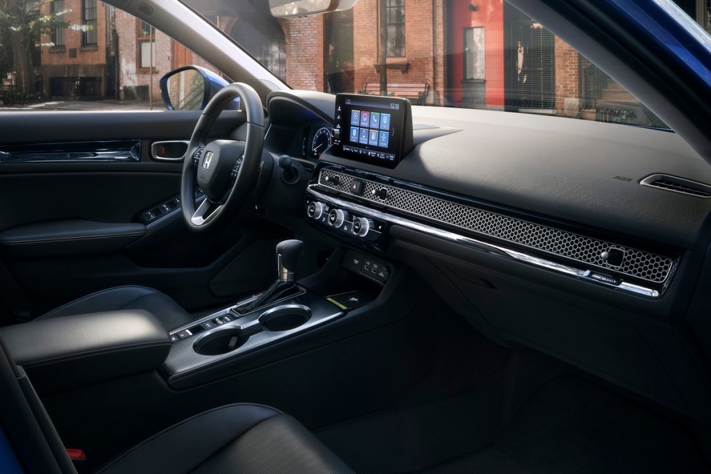 2022 Honda Civic Touring interior shot