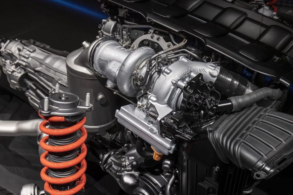 The next Mercedes-AMG C63 will have a turbocharged 4-cylinder engine and this is a photo of it