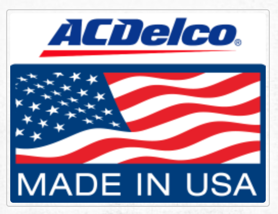 AC Delco Made in USA label