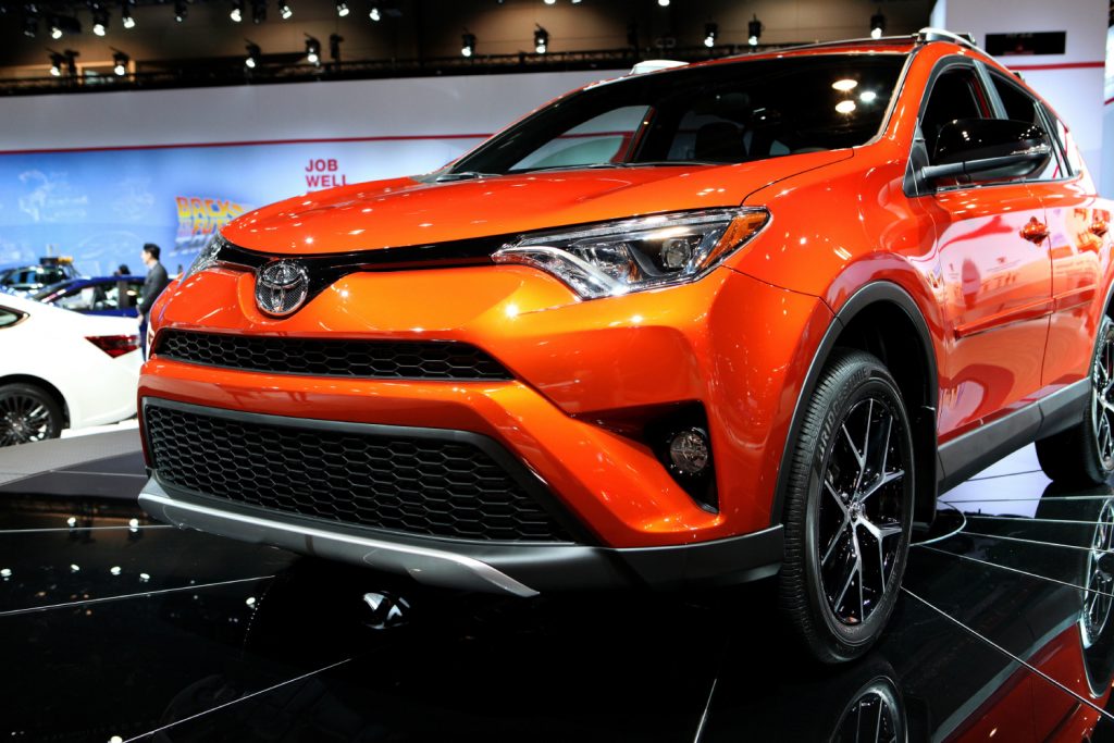 The Toyota RAV4 is a fuel efficient SUV