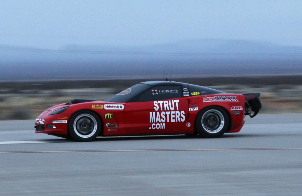 blind driver Dan Parker's C6 Corvette