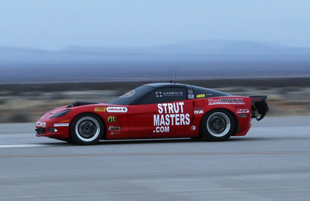 blind driver Dan Parker's C6 Corvette