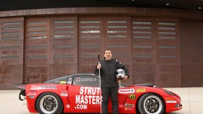 blind race car driver