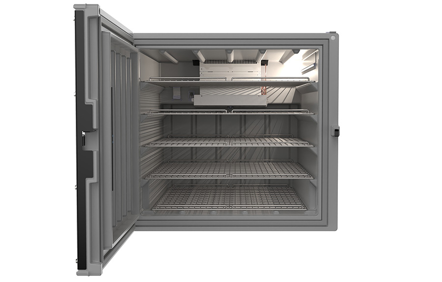B Medical Systems' CF850 vaccine refrigerator.