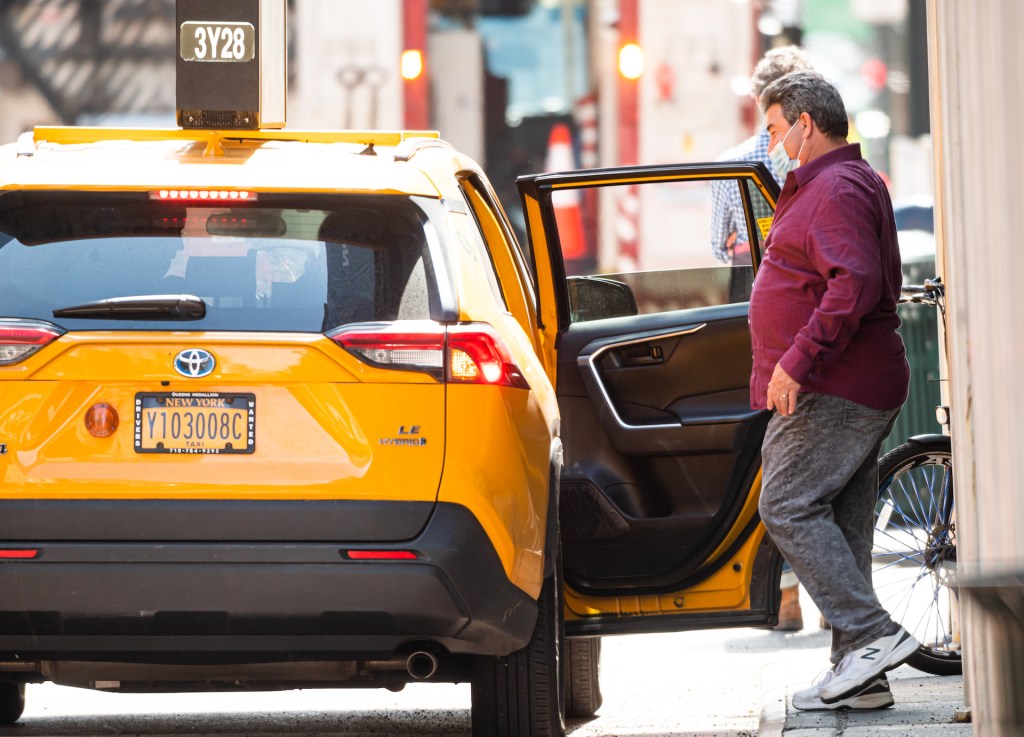 An image of a Taxi in New York City.
