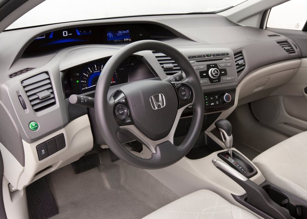 2012 Honda Civic HF interior