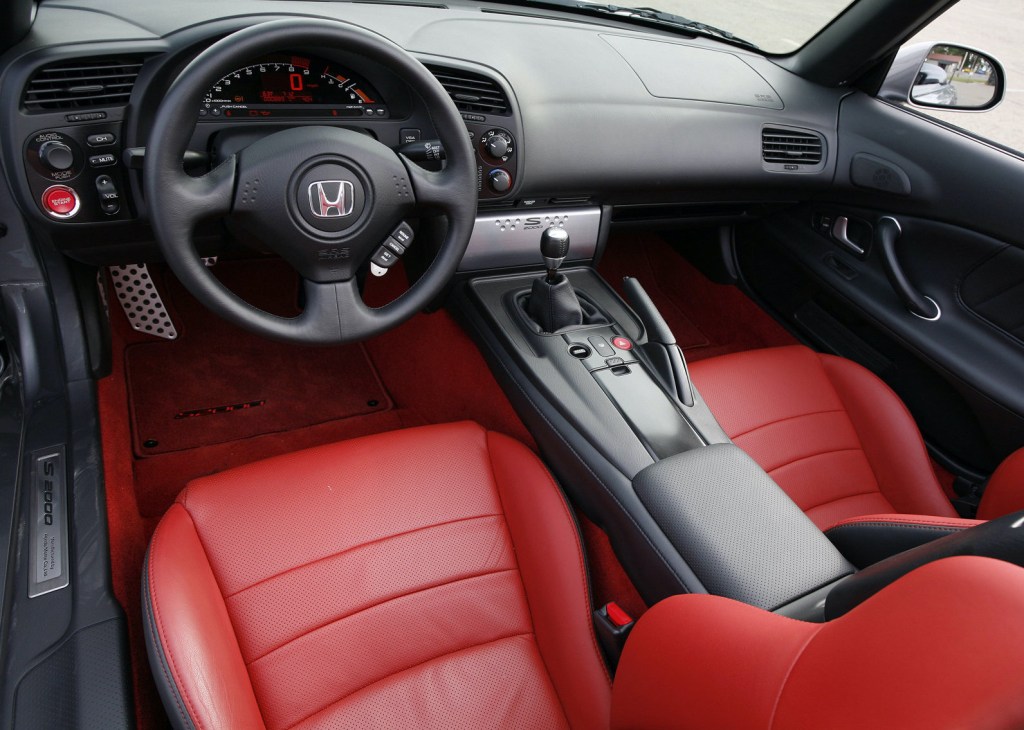 2008 Honda S2000 red interior