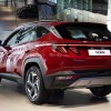 A red 2022 Hyundai Tucson SUV