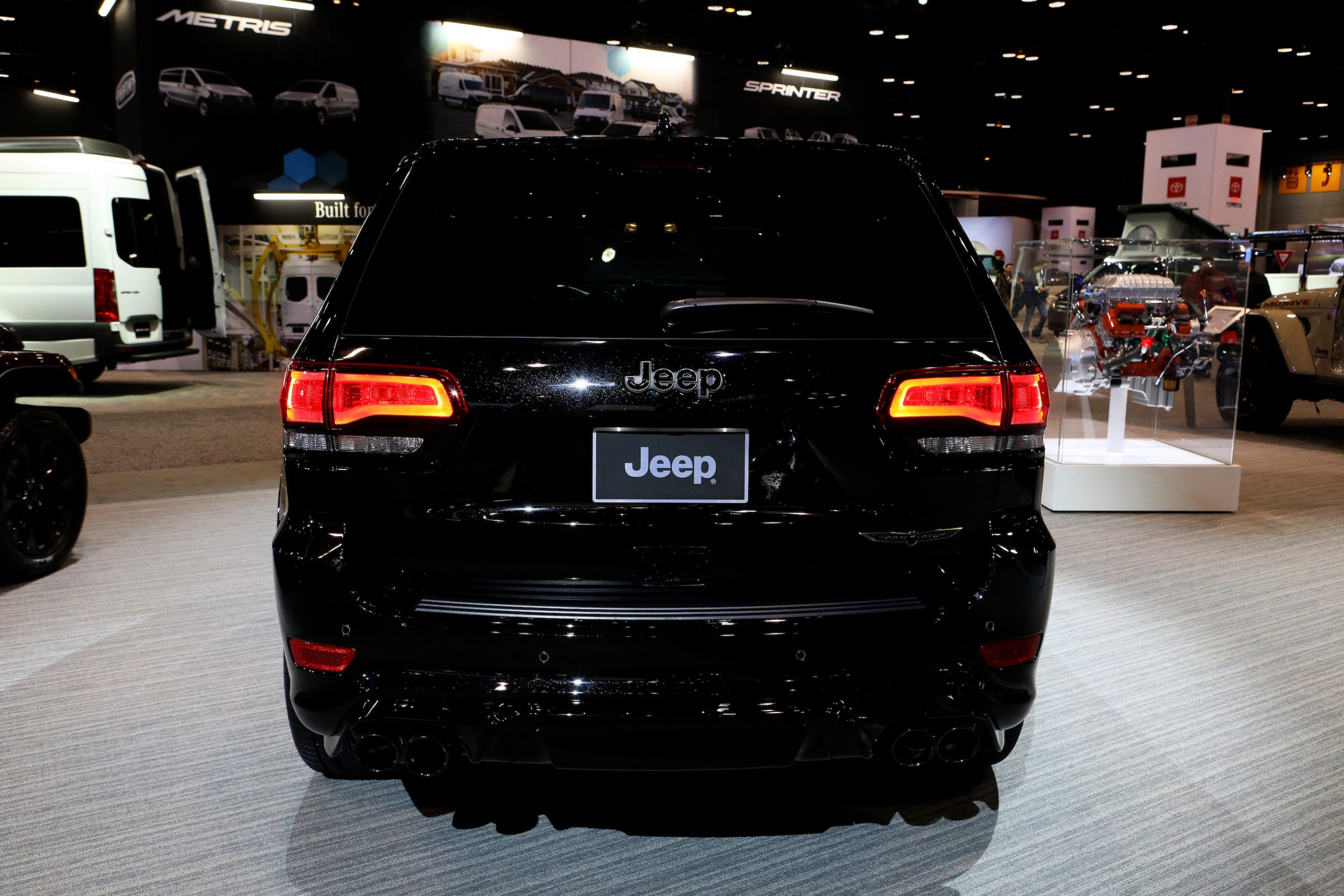 2020 Jeep Grand Cherokee Trackhawk is on display at the 112th Annual Chicago Auto Show