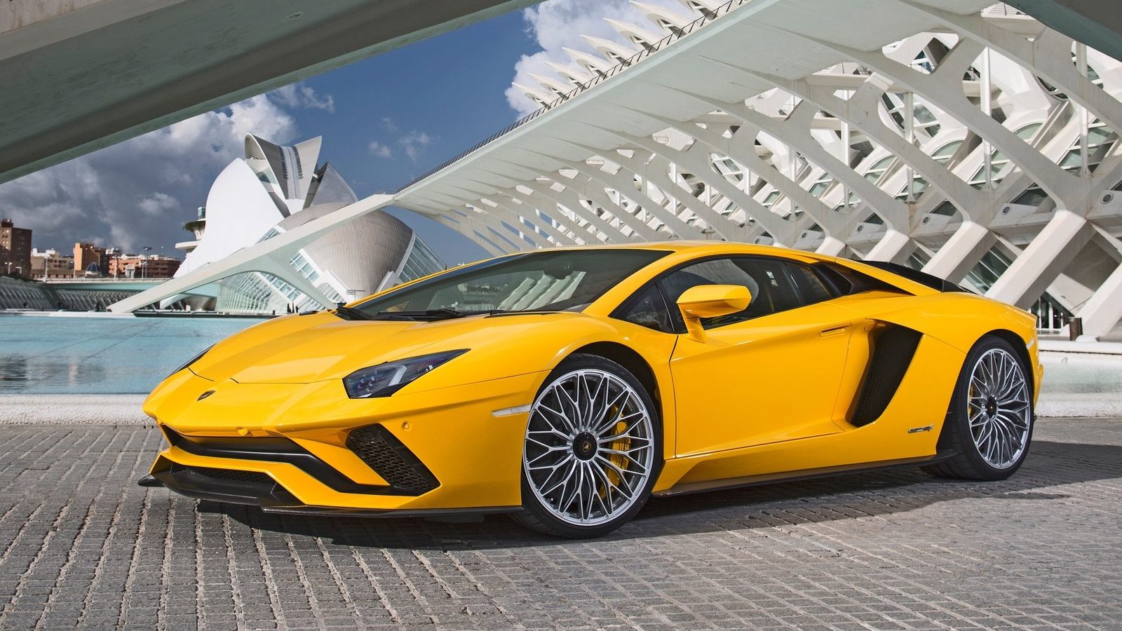 An image of a Lamborghini Aventador outdoors.