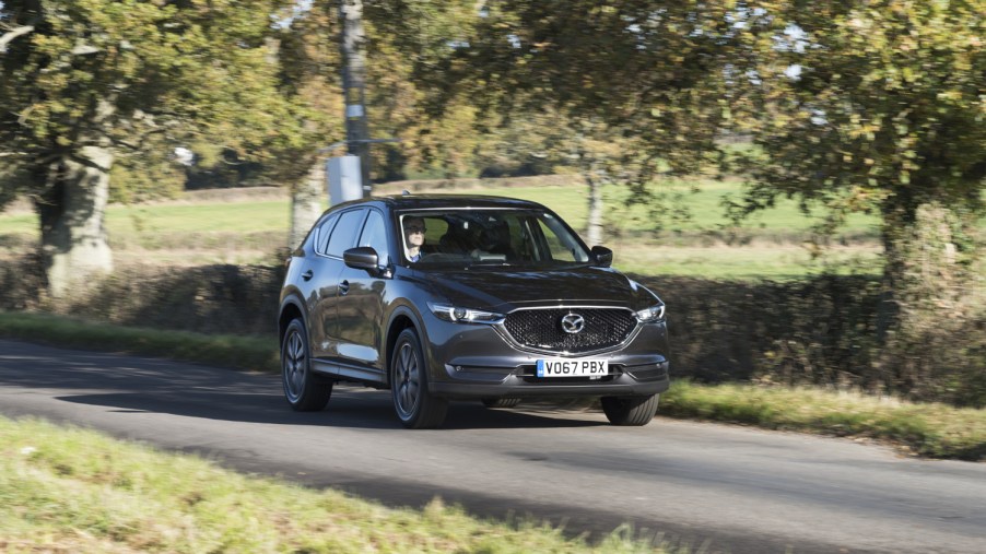 A 2018 Mazda CX-5 on the road