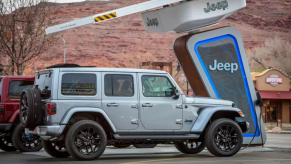 2021 Jeep Wrangler 4xe Charging Station