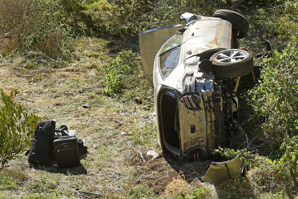 Tiger Woods crash SUV 