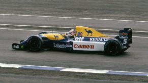 A Williams F1 car similar to one famously built with a CVT