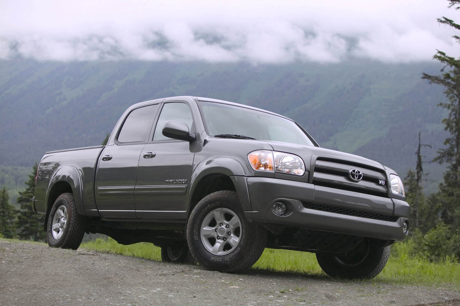 An image of a Toyota Tundra parked outside.