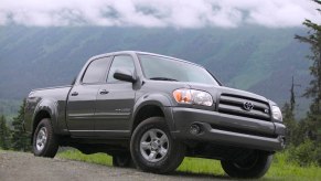 An image of a Toyota Tundra parked outside.