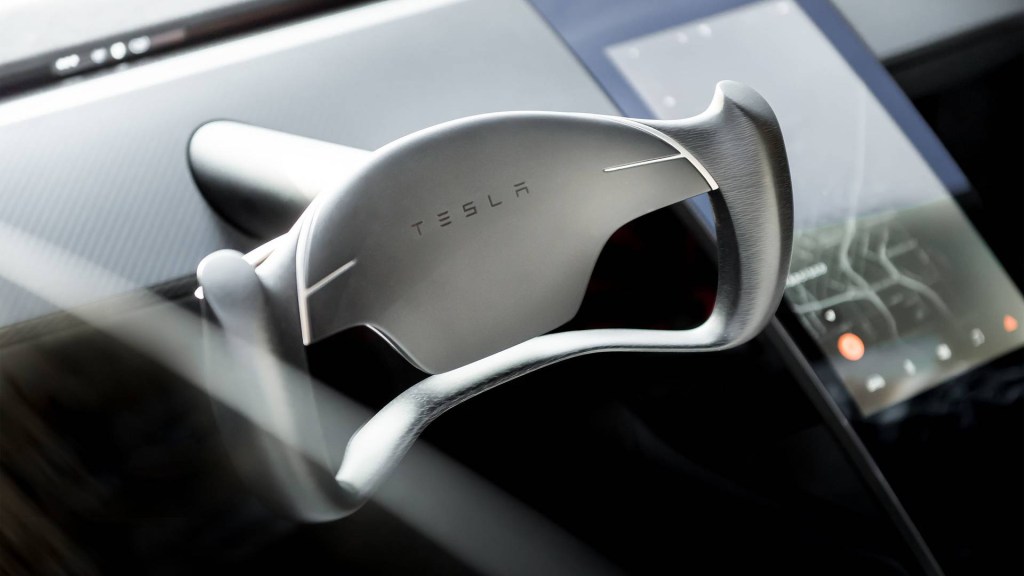 Tesla Roadster interior sketch