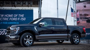 2021 Ford F-150 parked at an event