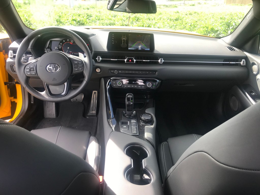 2021 Toyota Supra 3.0 interior