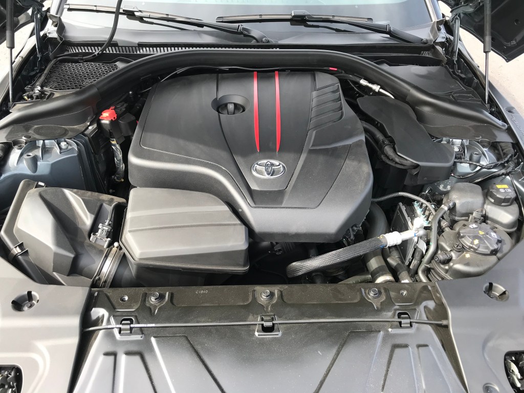 2021 Toyota Supra 2.0-liter engine