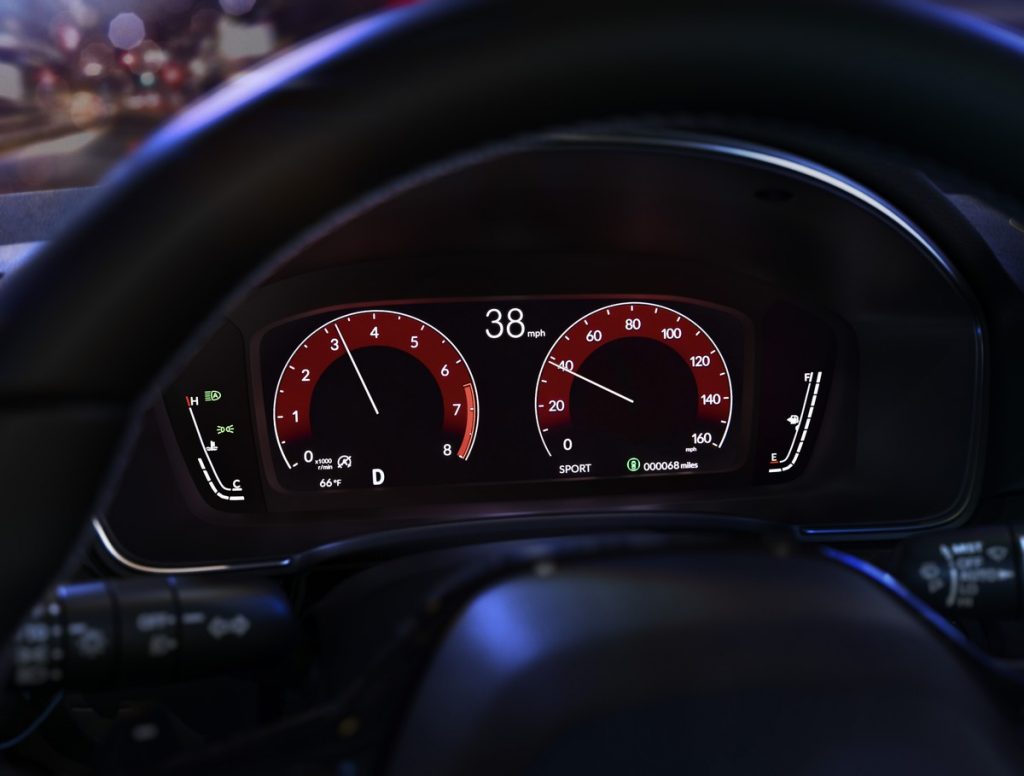 2022 Honda Civic Touring instrument panel
