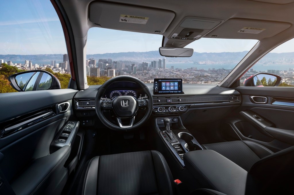2022 Honda Civic Sedan Touring interior