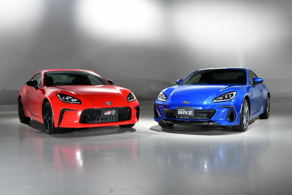 2022 Toyota GR 86 and Subaru BRZ