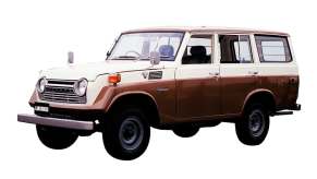 a press photo of the Toyota Land Cruiser 55 series wagon against a white backdrop
