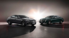 The new Mercedes C-Class in a photo booth